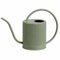 Annaffiatoio cilindrico in metallo verde salvia 1.5 L per piante da interno e giardino